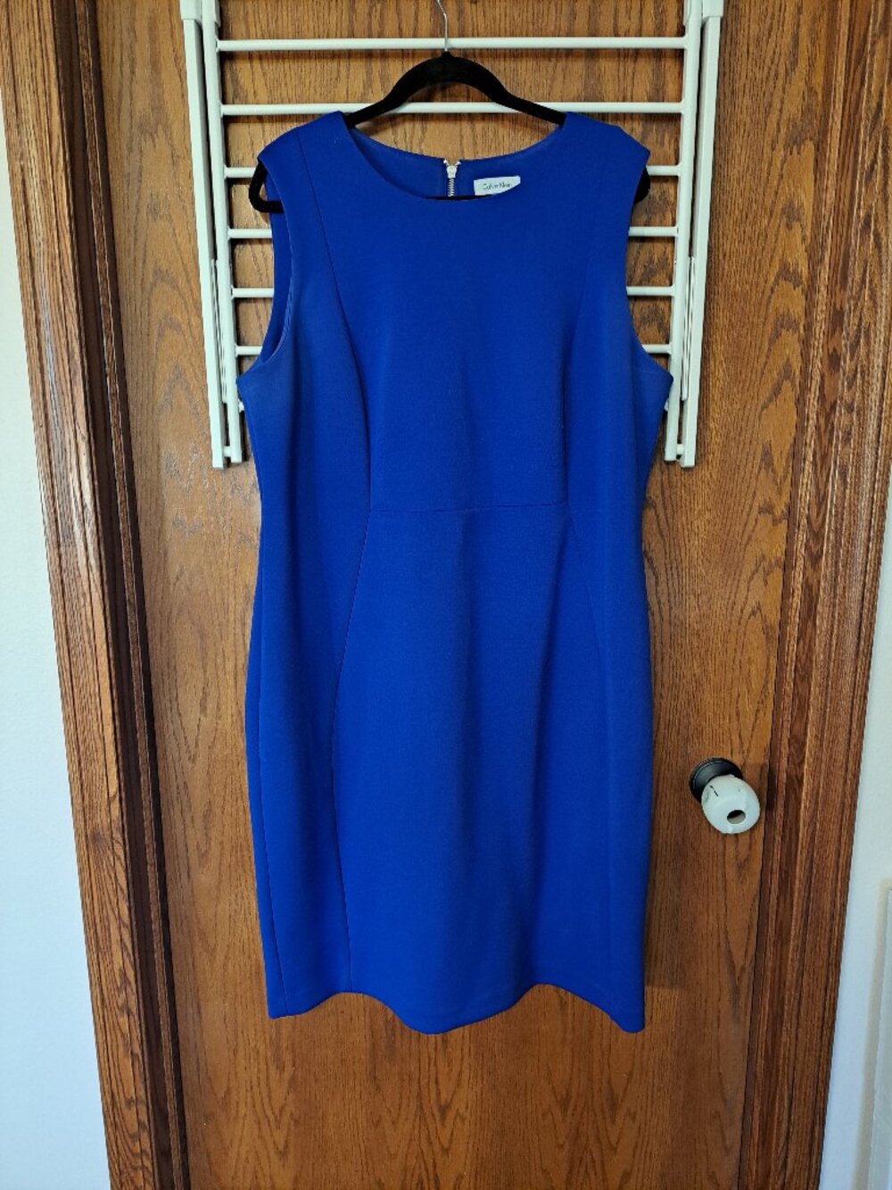 Calvin Klein Cobalt Blue Sleeveless Dress